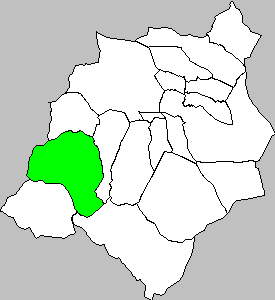 Mapa del municipio Ambel dentro de la Comarca Campo de Borja