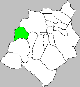 Mapa del municipio Bulbuente situado dentro de la comarca Campo de Borja