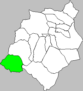 Mapa de Talamantes dentro de la comarca Campo de Borja
